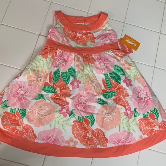 Gymboree Other - 3T Gymboree NWT floral dress with liner and light tule at the hem.